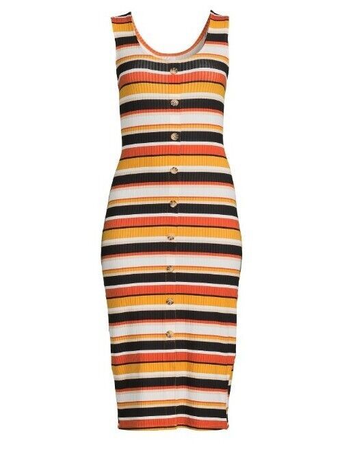 Primary image for No Boundaries ~ XS (1) ~ Button Front ~ Multicolored Stripe ~ Sleeveless Dress