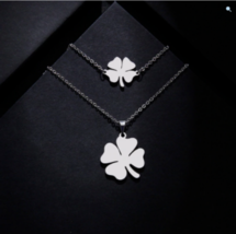 Stainless Steel Four Leaf Clover Set - Fast Shipping!!! - £3.98 GBP+