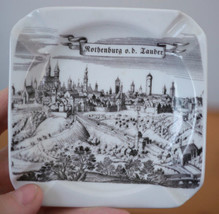 Vintage Rothenburg ob Tauber Germany Lorenz Bavaria China Ashtray Coin Tray Dish - £19.65 GBP