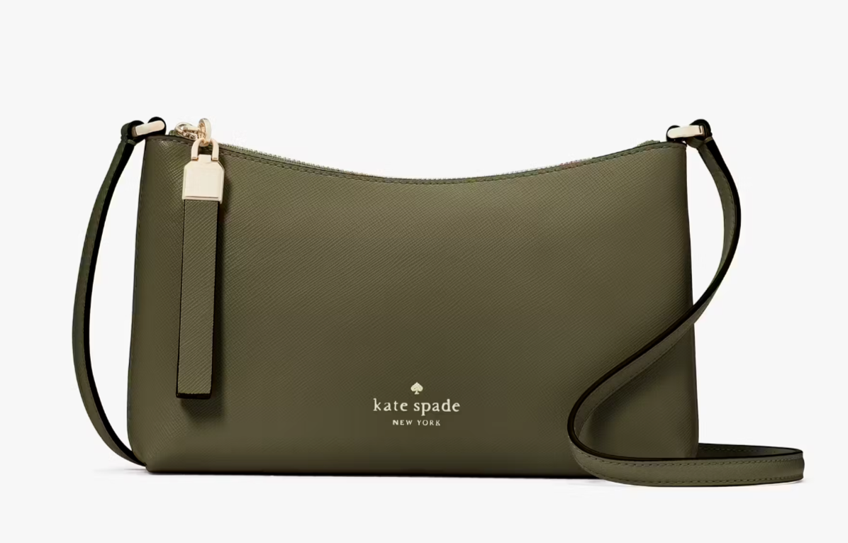New Kate Spade Sadie Crossbody Saffiano Leather Seaweed - $65.01