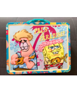 SPONGEBOB SQUAREPANTS retro metal lunch box 2013 Viacom - £14.75 GBP