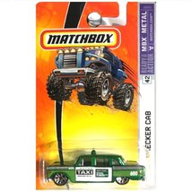 Matchbox 2006 MBX Metal Chevy Chevrolet Checker Taxi Cab Green 42 - £13.98 GBP