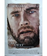 TOM HANKS - CAST Away Signed Movie Poster  27&quot;x 40&quot;  w/coa - £346.84 GBP