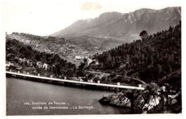Vallee de Dardennes The Dam France Black And White Postcard - £6.96 GBP