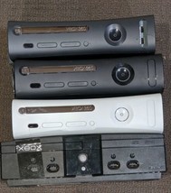 Lot Of 4 Microsoft Xbox 360 Original Broken Slim White Models As Is For parts - $64.50