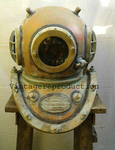 Helmet U.S Navy Mark V-18&quot; Diving Helmet Antique Deep sea Scuba Divers Replica - £704.82 GBP