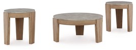 Guystone - Light Brown - Occasional Table Set (Set of 3) - $275.99