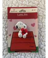 VINTAGE HALLMARK VALENTINES PINS / BROCHE  MINT WITH CARD  SNOOPY - $16.84 CAD