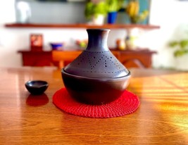 Clay Tagine for Cooking Tajine Tajin Tayin Unglazed Diameter 8.5 &quot; Aprox... - $88.61