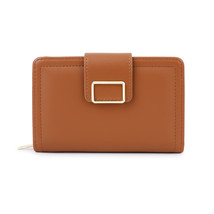 Multi-Functional Solid Color Pu Women&#39;s Wallet Short  Clutch Wallet - £24.09 GBP
