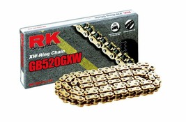 RK Racing Chain GB520GXW-120 120-Links Gold XW-Ring Chain with Connectin... - £95.33 GBP