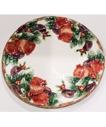 1993 Fitz and Floyd Winter Fruit 12” Chop Plate / Round Platter - £37.36 GBP