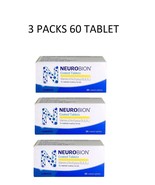 3X NEUROBION Vitamin B1, B6, B12 Nerve Relief, Numbness &amp; Tingling 60 Ta... - $150.59 CAD