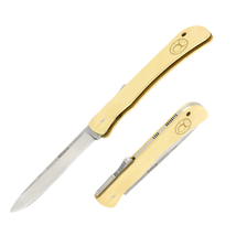 Kam Knife – PR77 - 4116 Steel - Brass Handle - Knife - $82.14 CAD