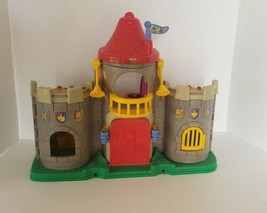 2003 Fisher Price Little People Grey Musical Lil&#39; Kingdom Castle (C1159)... - $21.89
