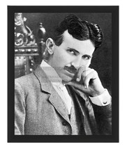 Nikola Tesla Portrait Engineer Inventor Futurist 1896 8X10 Framed Photo - $19.99