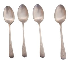 Vintage Silverplate EP 5&quot; Spoon By J Lyons And Co. LTD Lot of 4 - $373.63 MXN