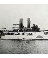 Battleship Maine Victorian 1898 Print Cuba&#39;s Freedom Spanish American Wa... - $550.13 MXN