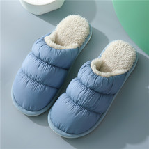 Winter Women Slippers Down cloth Home Slippers Non-Slip Soft Warm House Slippers - £21.45 GBP