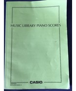MUSIC LIBRARY PIANO SCORES, CASIO, 60 CLASSICAL SCORES, JAPANESE &amp; ENGLISH - $23.76