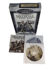 Vntg Medieval Total War Big Box Pc CD Rom Game Toy Collectible Entertainment  - $41.13
