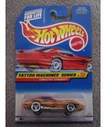 1997 Hotwheels #4of 4 Tattoo Machines Series Corvette Stingray - $35.84 MXN