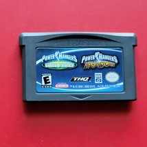 Power Rangers Double Pack: Ninja Storm &amp; Time Force Game Boy Advance Authentic - £10.99 GBP