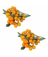 East Majik Artificial Kumquat Sets for Home House Kitchen Party Decorati... - $31.99