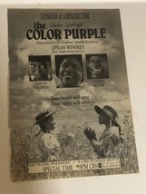 The Color Purple Tv Guide Print Ad Whoopi Goldberg Danny Glover TPA11 - £4.72 GBP