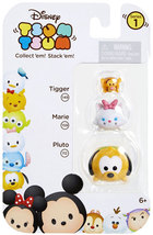 Disney Tsum Tsum 3 Pack Series 1 Tigger 149 Marie 159 Pluto 112 StackEm Minis - £6.39 GBP