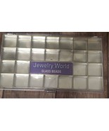 Jewelry Or Rock Compartmentized Box 12&quot; X 7&quot; Plastic  - £3.91 GBP
