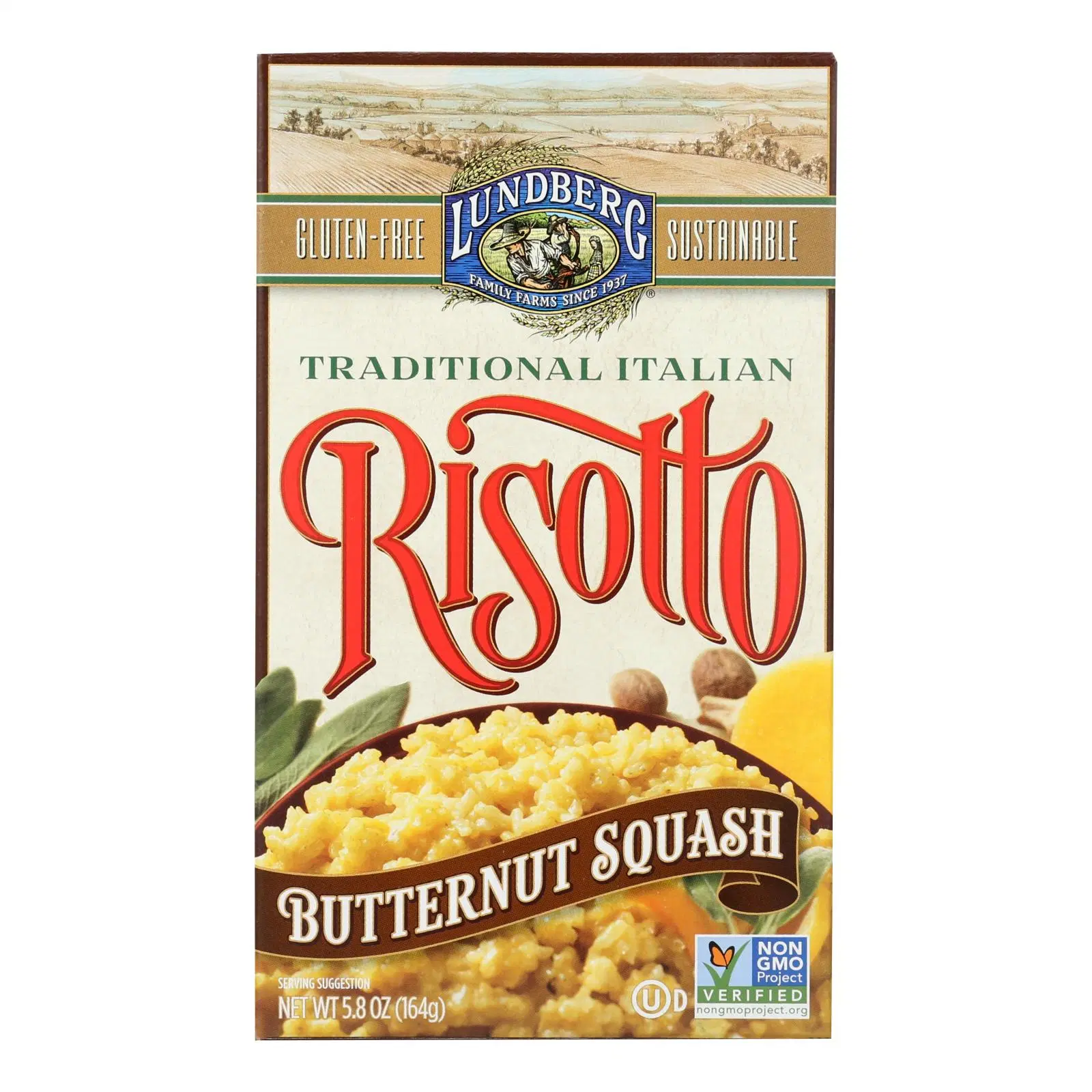 Lundberg Risotto Butternut Squash 5.8 oz ea, case of 6 prepared rice box  - $57.61 CAD