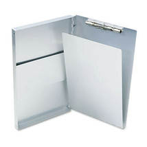Saunders 10519 0.5 in. Clip Snapak AL Side-Open Forms Folder - Silver New - £54.28 GBP