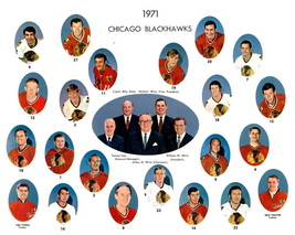 1970-71 Chicago Black Hawks 8X10 Photo Picture Nhl Hockey Blackhawks - $4.94