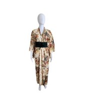 Vintage Women Japaneese Oriental Floral Kimono - £54.51 GBP