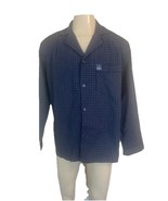 Blue Stafford Sleepwear Top. Size M. 100% Cotton. Long Sleeve. Plaid. - $336.72 MXN