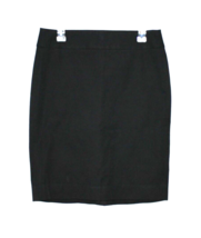 Banana Republic Size 8 Black Knee Length Pencil Skirt Stretch Fabric - £21.50 GBP