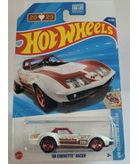 Hot Wheels 2025 69 Corvette Racer White 51/250 HW Celebration Racers  2/10 - $175.45 MXN