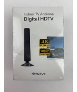 Wave Max Indoor TV Antenna 4K Ultra HD Signal Booster No Subscriptions 1... - $372.93 MXN