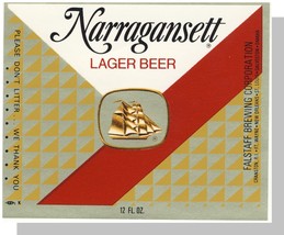 Narragansett Beer Label,Cranston, Rhode Island/RI, Near Mint - £1.56 GBP