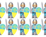Medieval Castle Kingdom Knights Jerusalem Knights 10pcs Minifigure Lot - $17.89