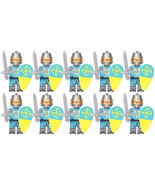 Medieval Castle Kingdom Knights Jerusalem Knights 10pcs Minifigure Lot - $17.89