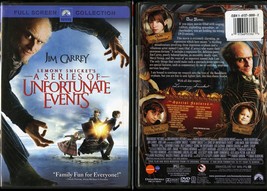 Lemony Snickets A Series Of Unfortunate Events Dvd Fs Paramount Video New Sealed - £5.36 GBP