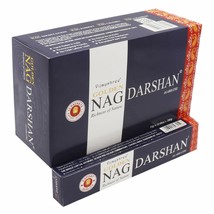 Vijayshree Golden Nag Darshan Agarbatti Perfume Incense Sticks 12 x 15gm 180gm - £16.38 GBP