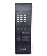 Sanyo IR 9100 TV Television VCR Remote Control Black - $19.37 CAD