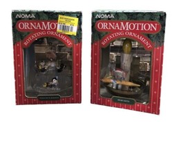 Vtg Noma 1989 Ornamotion Christmas Ornament Motion Penguin Playmates Dear Santa - £23.22 GBP