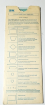 Vintage IBM Flowcharting Template X20-8020 Original Sleeve - £7.78 GBP