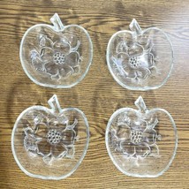1950s Vintage Apple By Orchard Glass Apple-Shaped Blossom 4 Bowls For De... - £11.55 GBP