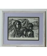 &quot; Bambini Di Hawaii &quot; Anthony Sidoni Penna E Inchiostro Studio per Pittu... - $2,326.95 CAD