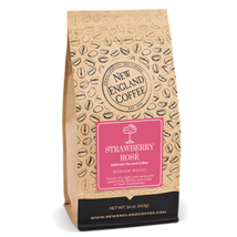 NEW ENGLAND COFFEE STRAWBERRY ROSE GROUND COFFEE 16OZ - $11.25